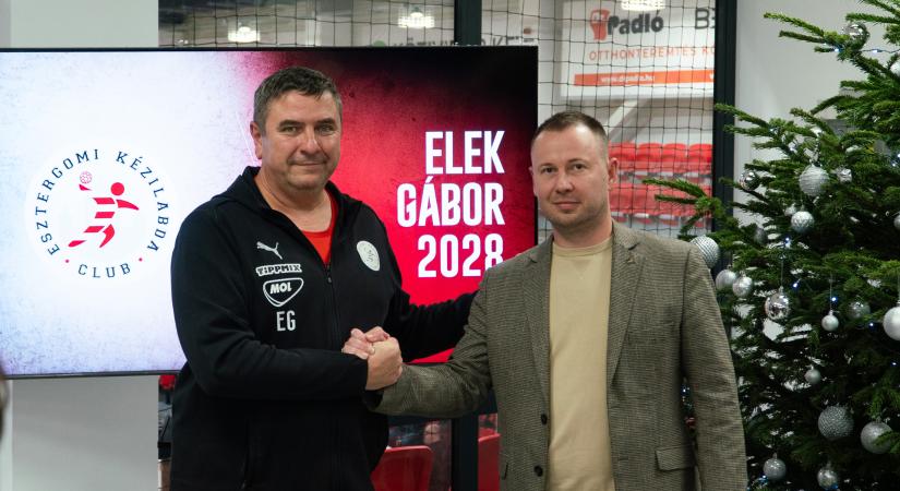 Elek Gábor 2028-ig biztosan a MOL Esztergom vezetőedzője