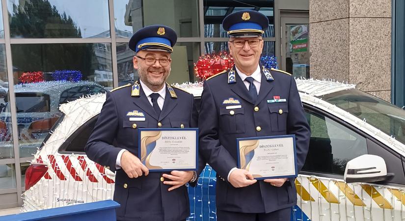 Elismerést kaptak a Békés Vármegyei Rendőr-főkapitányság kiváló rendőrei