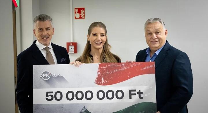 Orbán Viktor firkás pulcsija 50 milliót hozott a KEGYES Alapítványnak