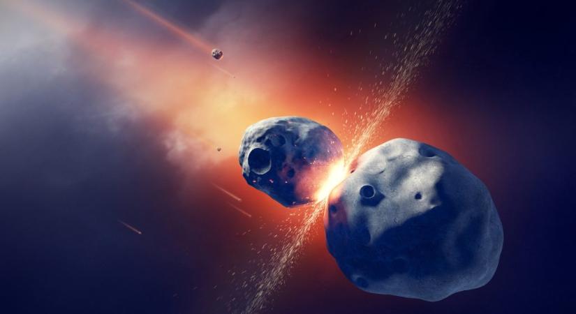 Elképesztően ritka ütközést örökítettek meg a világűrben