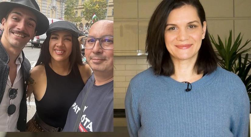 Pottyondy Edina azon viccel, hogy szerinte Tóth Gabi többet nem léphet már fel fideszes eseményen