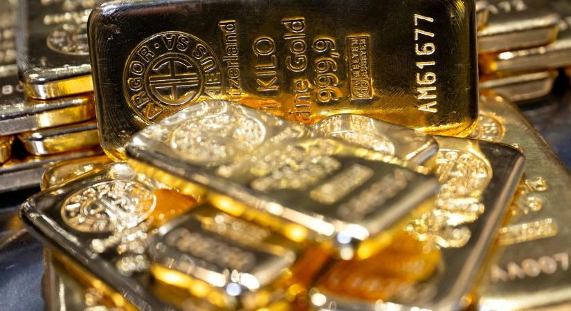 Újabb történelmi csúcson az arany árfolyama