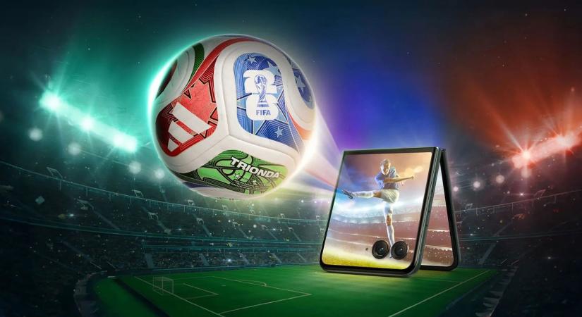 Világbajnoki hangulat zsebben: kiszivárgott a Motorola FIFA-kiadású Razr mobilja