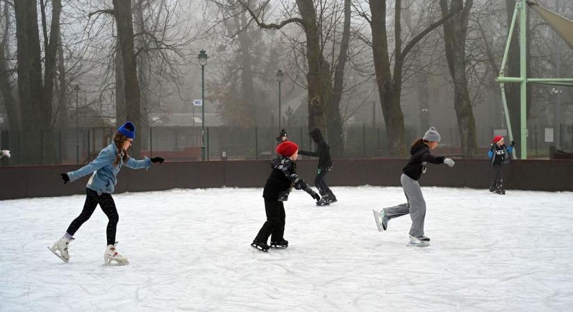Bár a Balaton nem fagyott, korizni most is lehet