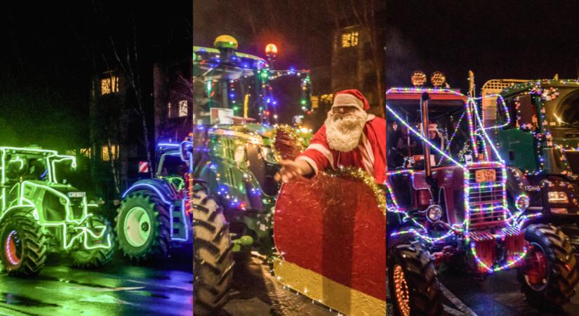 Fénytraktorok világították be Nagyatádot