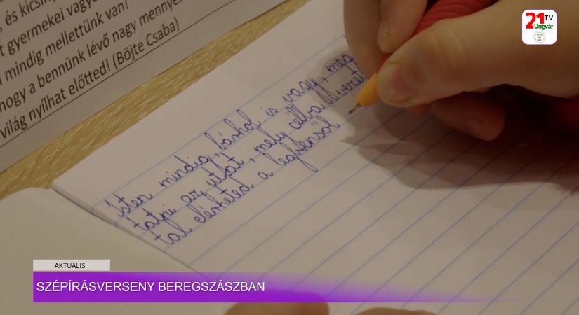 Aktuális (2025.12.22) - Szépírásverseny Beregszászban (videó)