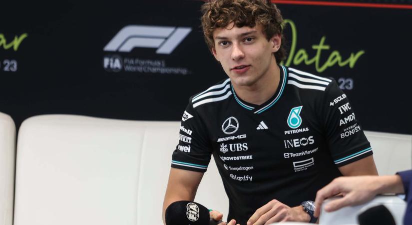 Antonelli őszintén beszélt: „Nehéz volt” megszokni a Mercedesnél rá irányuló reflektorfényt