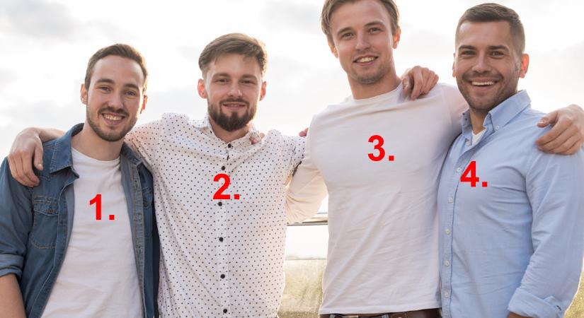 Mit gondol, e 4 férfi közül melyik a dúsgazdag vállalkozó? Ez a személyiségteszt megmutatja, mi vár önre