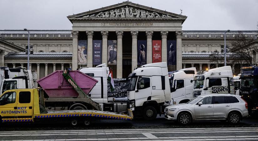 Magyar Péter: A Tisza Párt kiáll a fuvarozók mellett