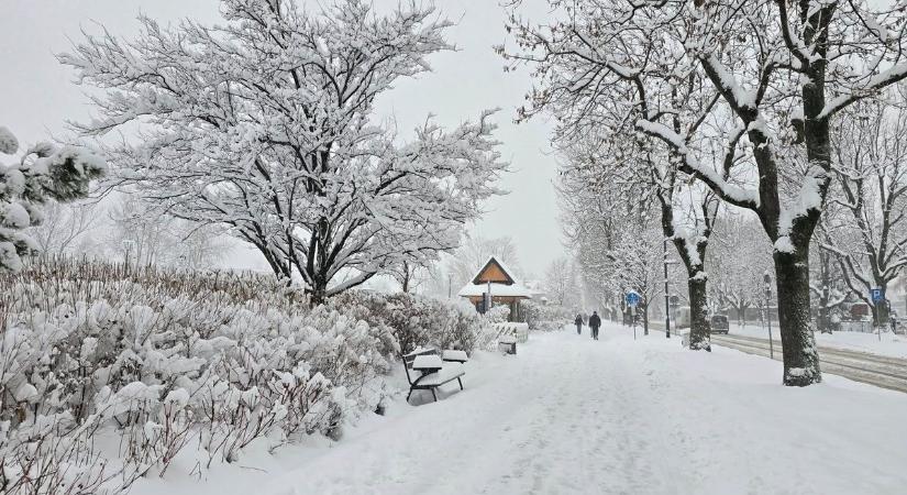Havazik karácsonykor, szenteste napján Tolnában