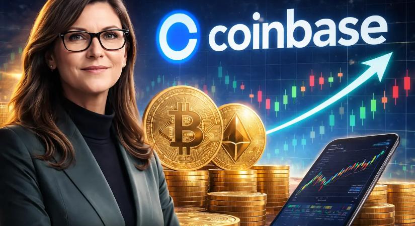 Cathie Wood 26,1 millió dollárért vásárolt a gyengélkedő Coinbase-részvényből