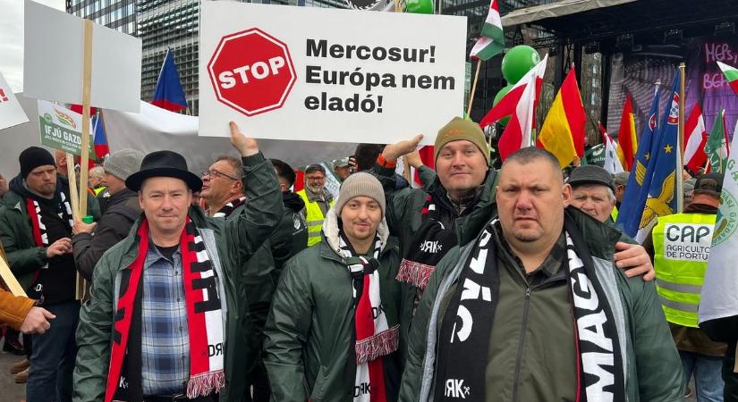 Jászkunsági gazdák vonultak ki Brüsszel utcáira a nemzetközi gazdatüntetésen – galériával, videóval