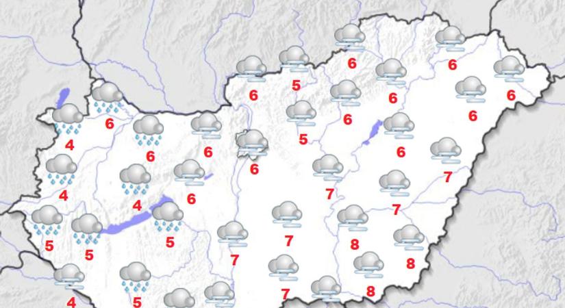 Marad a szürke december: kedden sem sok esély van a napsütésre