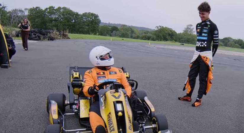 A főnöke ellen kellett bizonyítania Lando Norrisnak – gokartoztak egy jót