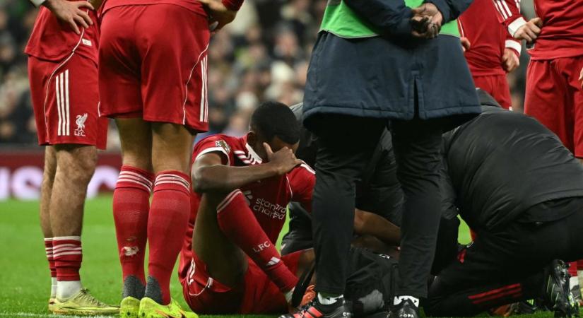 Lábtöréssel műtötték a Liverpool 145 millió eurós csatárát