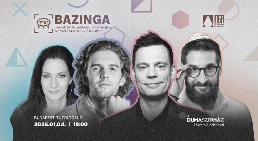 Litkai Gergely lesz a Bazinga vendége