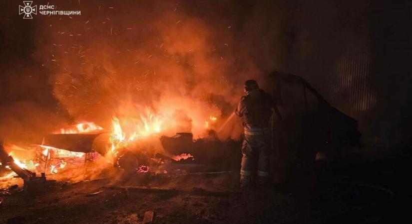 Éjjel 38 rakétával és több mint 630 drónnal támadta Ukrajnát az orosz hadsereg