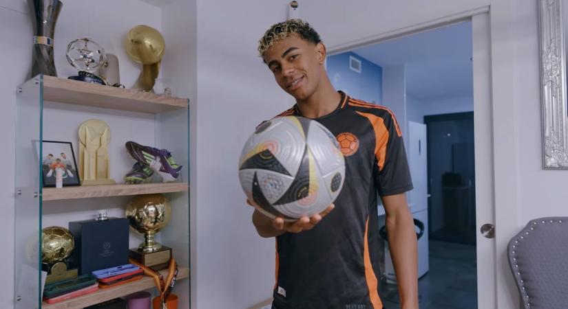 Lamine Yamal megmutatta a lakását - videó