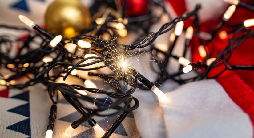 Megrázó eredmény: fényfüzér vizsgálat - 58 féle termékből 56 áramütés-veszélyes