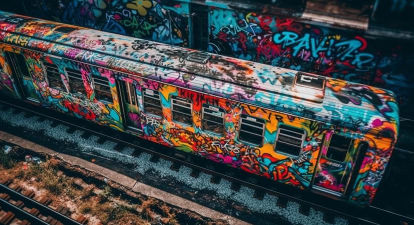 Közel kétszáz graffitis rongálás érte a MÁV-csoport járműveit és épületeit 2025-ben