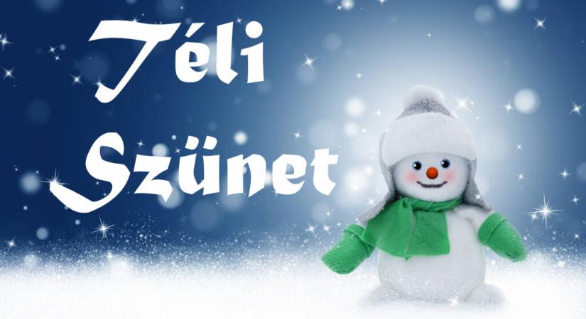 Kezdődik a téli szünet