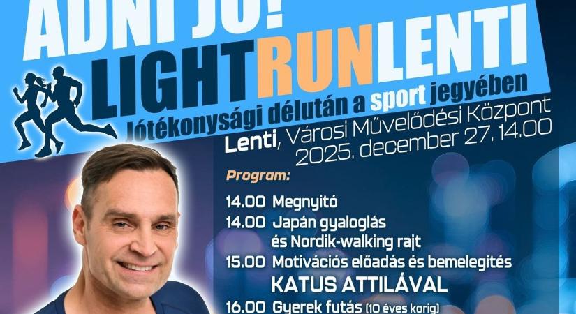 Katus Attila ad életmód tanácsokat a zalai város sporteseményén