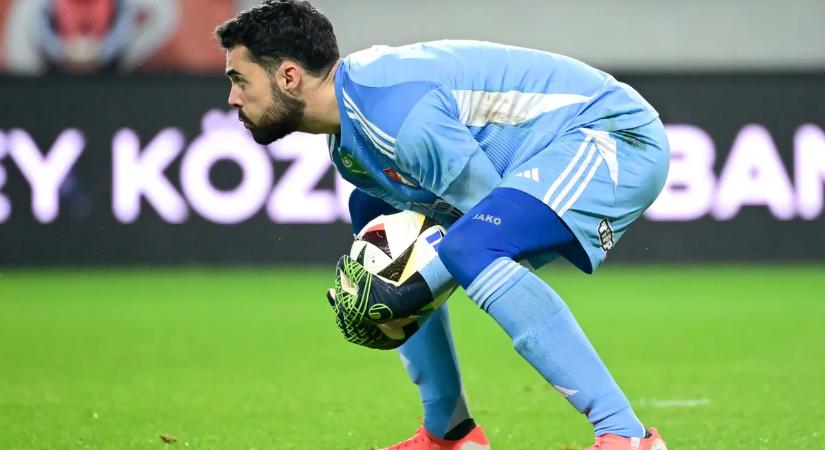 A DVSC kapusa szerint Jordanovnak szerencséje volt a félpályás gólnál