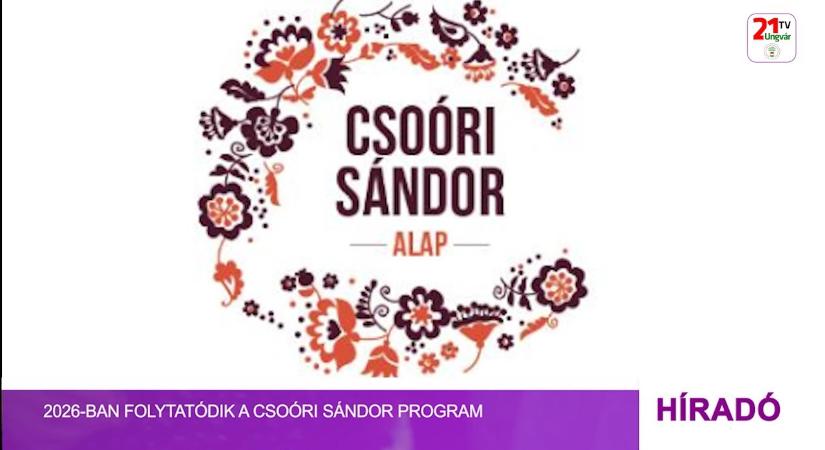 2026-ban folytatódik a Csoóri Sándor Program (videó)