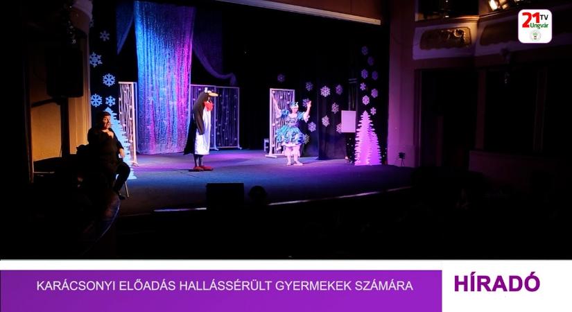 Karácsonyi előadás hallássérült gyermekek számára (videó)