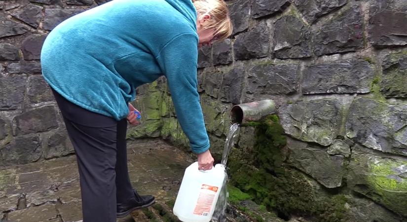 Alig van víz a Nógrád megyei Somoskőújfalun!