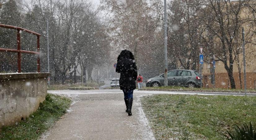 Talán most? Nagy esély van a fehér karácsonyra Zalaegerszegen!