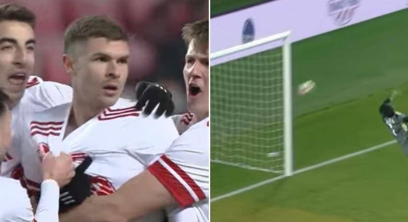 A Loki kapusa szerint szerencséje volt a Kisvárda csatárának, amikor az év gólját szerezte ellene