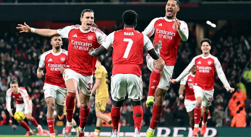 Ligakupa: a Palace a hajrában egyenlített, a tizenegyespárbajt viszont az Arsenal nyerte meg