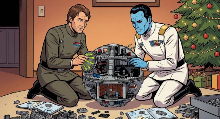 Az az igazi ünnep, amikor Galen Erso és Thrawn admirális épít közösen LEGO Halálcsillagot