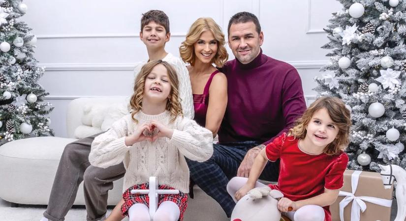 Így tölti a karácsonyt a békülés után Tápai Szabina és Kucsera Gábor – tündéri családi fotók csak a Borsban!