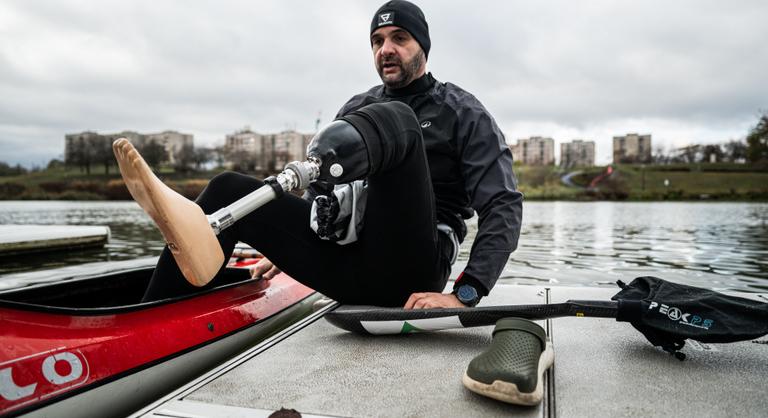 Önként feláldozta a fél lábát, hogy megvalósítsa paralimpiai álmát