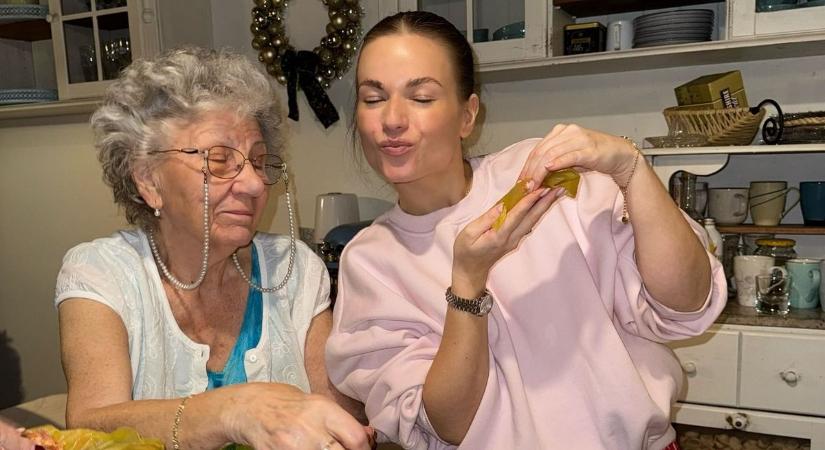 Cserpes Laura a bejgli sütéshez is ért - fotók