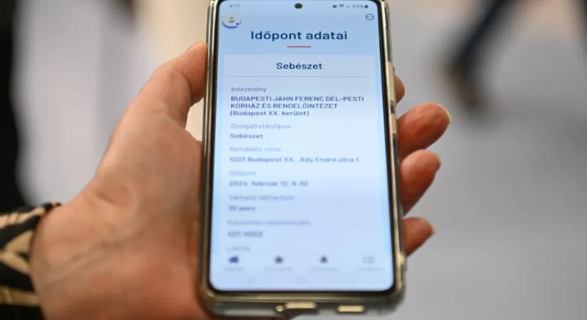Sms-t vagy emailt kapnak majd a betegek 48 órával az időpontjuk előtt