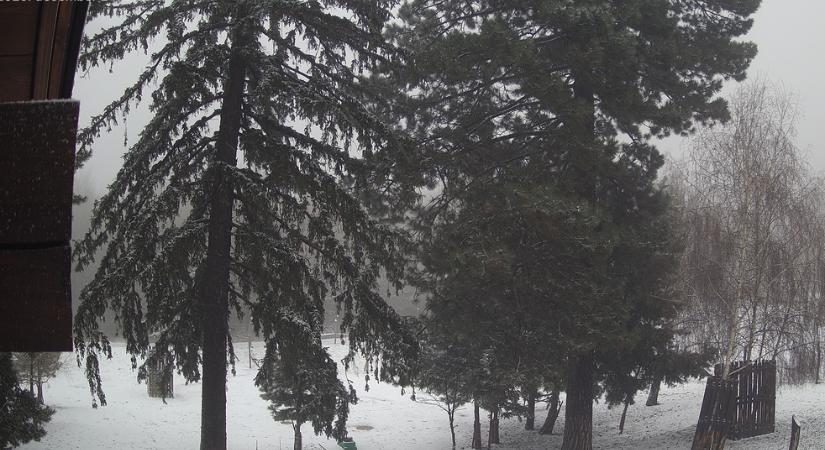 Sopronban már havazik!