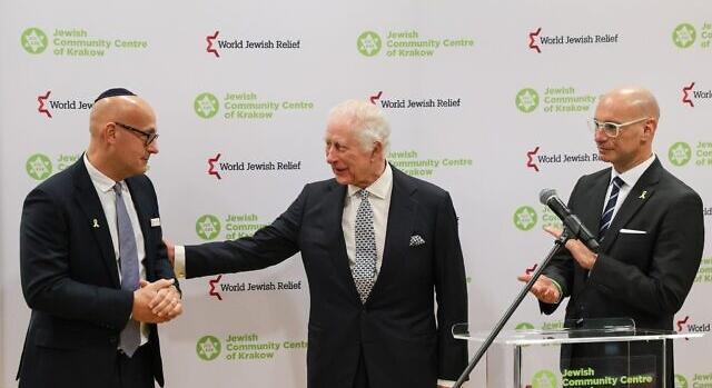 III. Károly király személyes adománnyal támogatja a brit zsidó humanitárius segítségnyújtást Ukrajnában