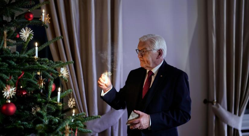 A német államfő karácsonyi üzenete: Kötelességeink Ukrajna iránt sokat követelnek majd tőlünk