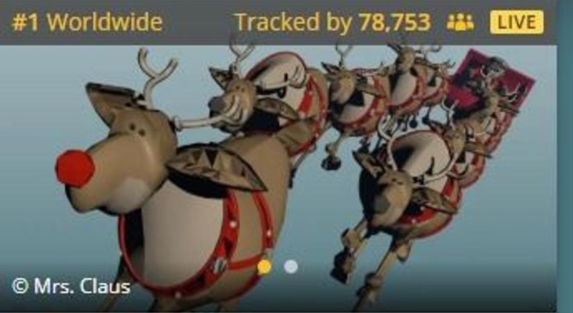 Hol van a Mikulás? Élőben követhető a Mikulás szánja a radaron!