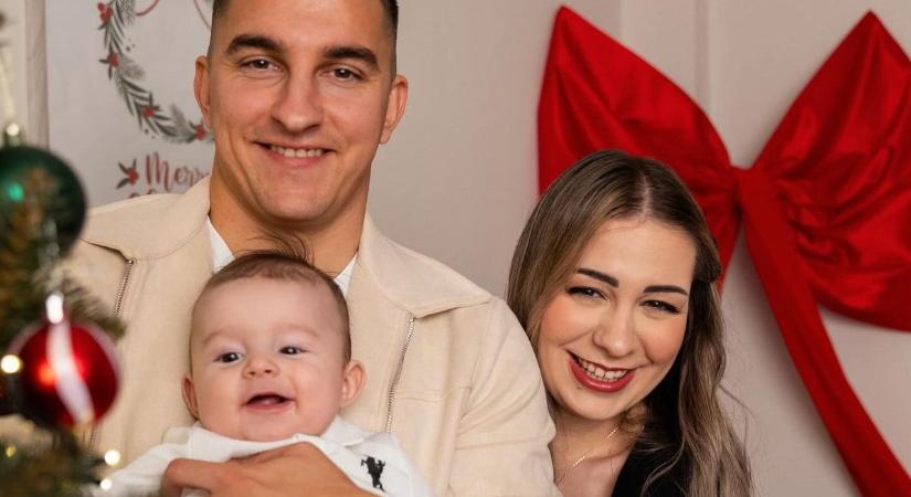 Karácsonyi képek sportolói üdvözletekkel, családi körökkel