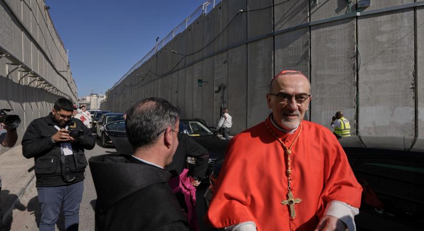 Betlehembe érkezett az éjféli misére a latin pátriárka