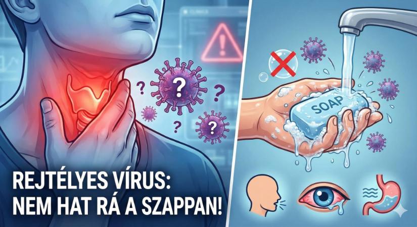 Mindenki legyen résen: Rejtélyes vírus terjed, amit a szappan sem pusztít el – Hetekig kiüthet!