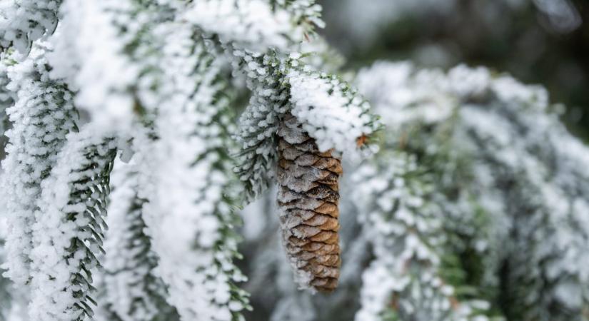 Karácsony első napján is lehet még itt-ott havazás