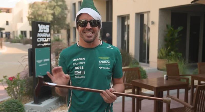 Alonso járóbotot, Russell a Leclerc-előzés fotóját kapta – ismét Titkos Mikulást játszottak az F1-esek