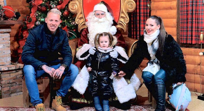 Mesés környezet, a Fradi kapusa Budapesttől 2000 kilométerre karácsonyozik