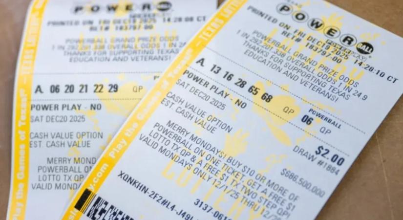 600 milliárd forintnyi lottónyeremény volt valakinek a karácsonyi ajándéka Amerikában