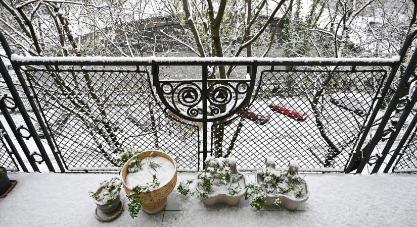 A Balaton környékén és az Alpokalján fehér lett a karácsony